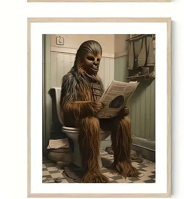 Star WARS Canvas Wall Art Movie Poster Print Picture Retro CHEWBACCA DISNEY