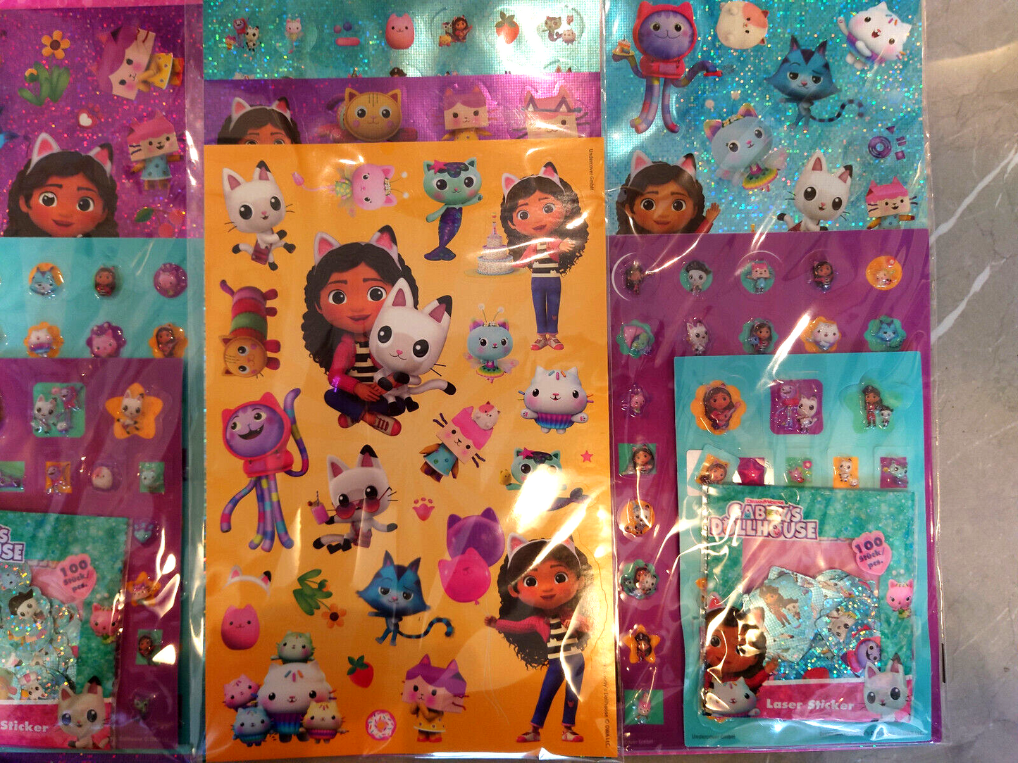 Gabbys Dollhouse Mega Set Stickers - 500 Gabby Dollhouse Stickers gabby's