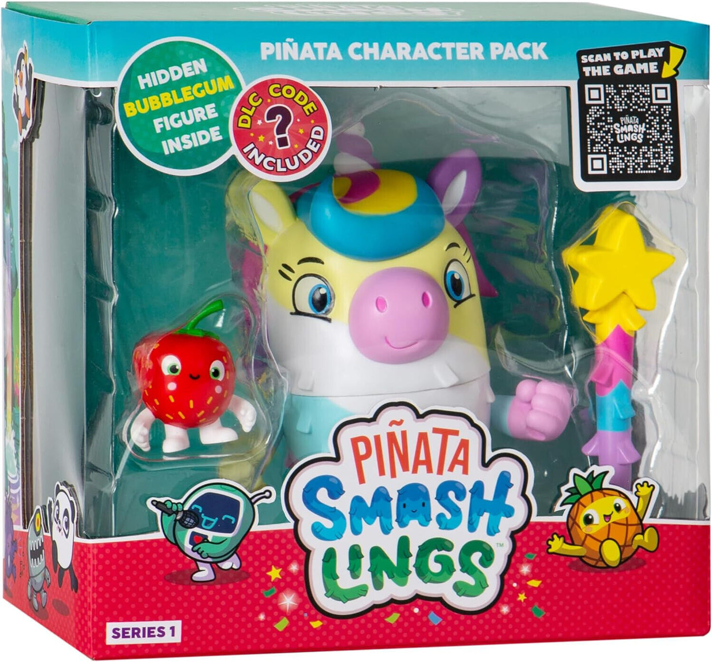 Pinata Smashlings Pinata Articulated Figure Luna Unicorn Roblox Toys XMAS NEW