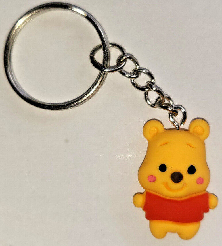 Disney Novelty 3D Keyring Gift Kids & Adult Charm Toy Story Winnie the Pooh Duck