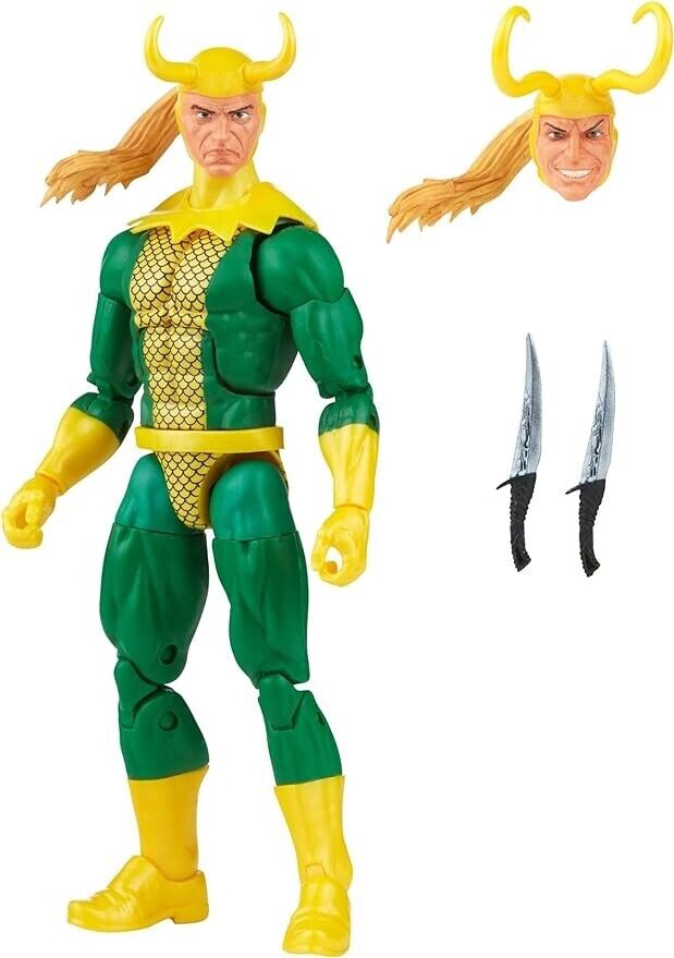 Loki Action Figure from Marvel Legends Incl. Twin Daggers movie cartoon avengers