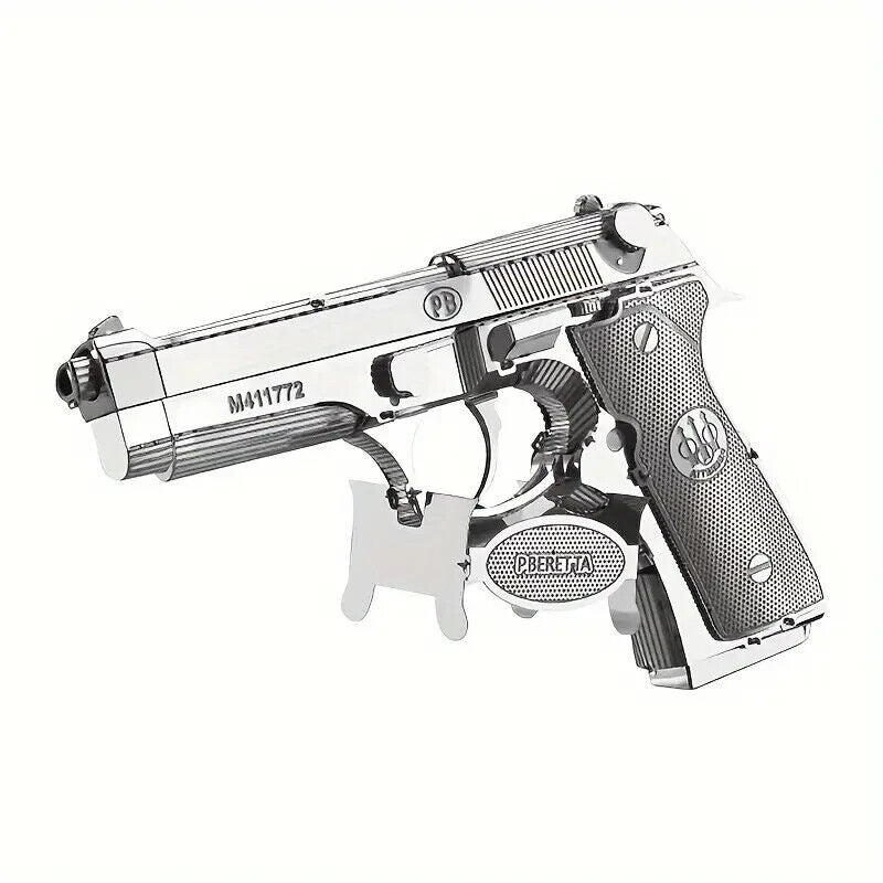 Beretta 3D Metal Puzzle Model Kits DIY Laser Cut PuzzleS Jigsaw Toy GUN SHOOT