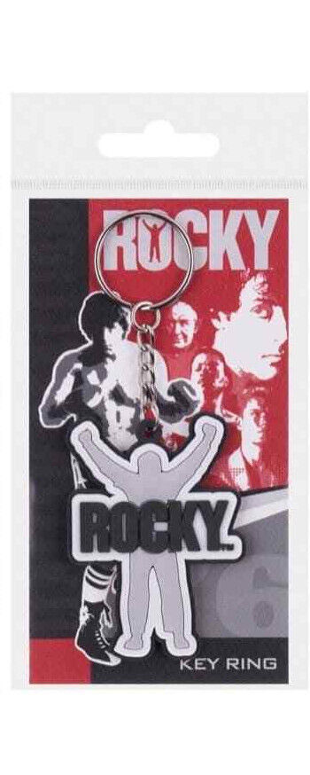 Rocky Keyring Rubber Official Licensed Movie Film Keyring 2d Keychain