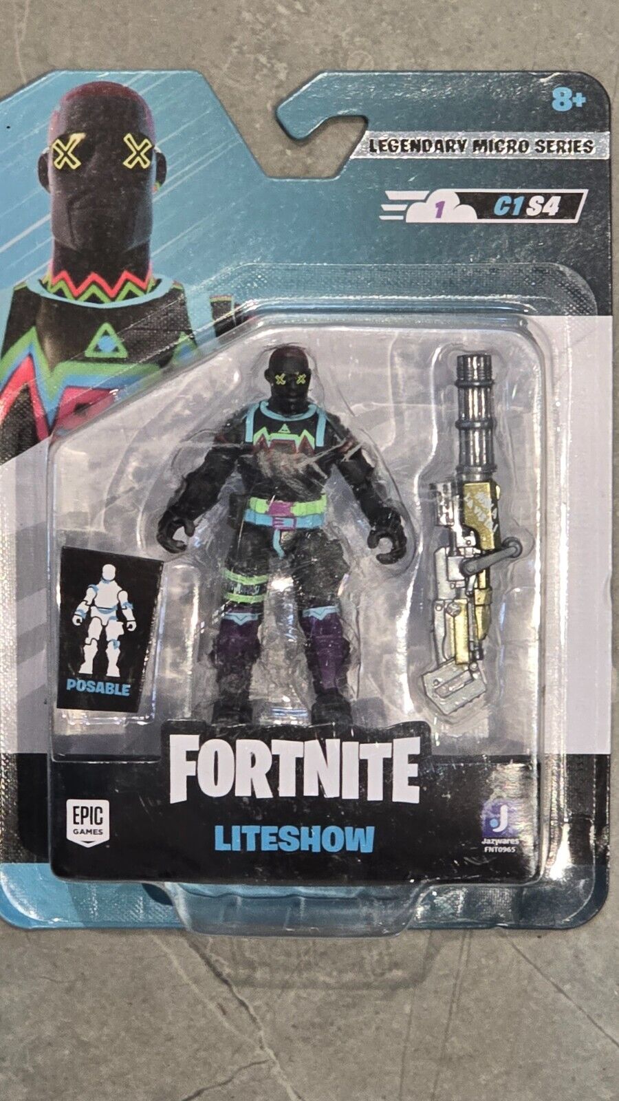Fortnite Legendary Micro Series 2.5" inch Action Figures LITESHOW MISSION XBOX