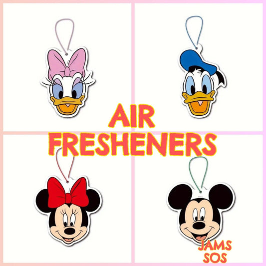 Disney Minnie MICKEY Mouse DONALD DUCK DAISY Car Air Freshener New Car