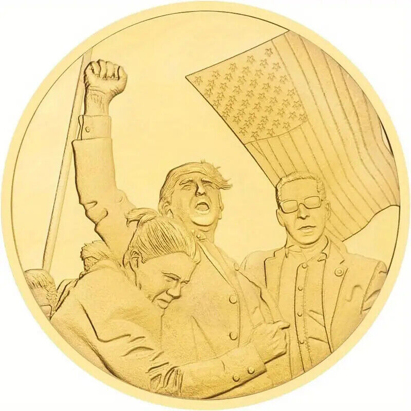 A Donald Trump 2024 Presidential Election Campaign Commemorative Challenge Coin