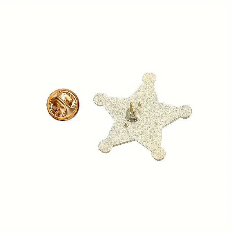 Gold Woody Sheriff Badge You’ve Got A Friend In Me Enamel Pin Badge Brooch TOY