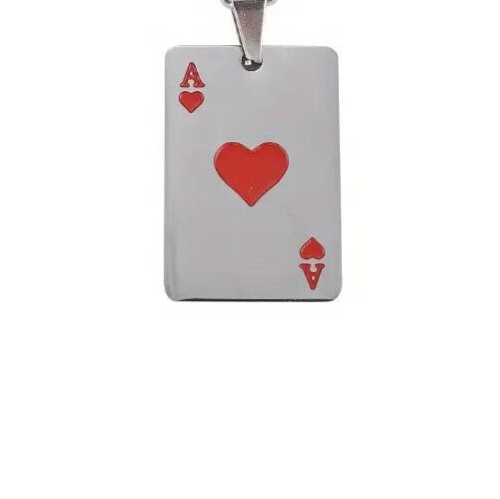 Ace of Hearts Playing Card KEYRING KAYCHAIN GAMBLE DECK CARDS