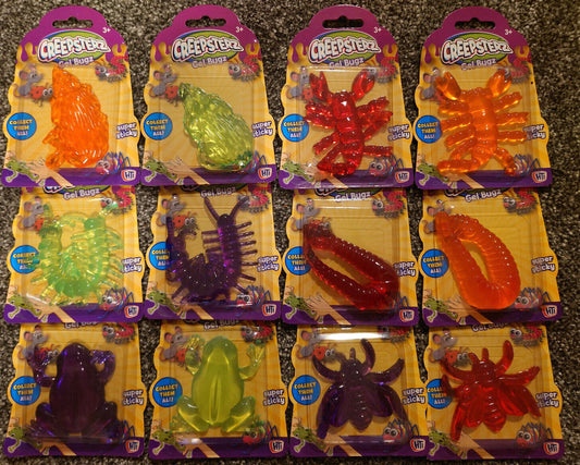 Gross Bugs Creepsterz Gel Bugs Stretchy & Squishy animal toy scorpion rat frog