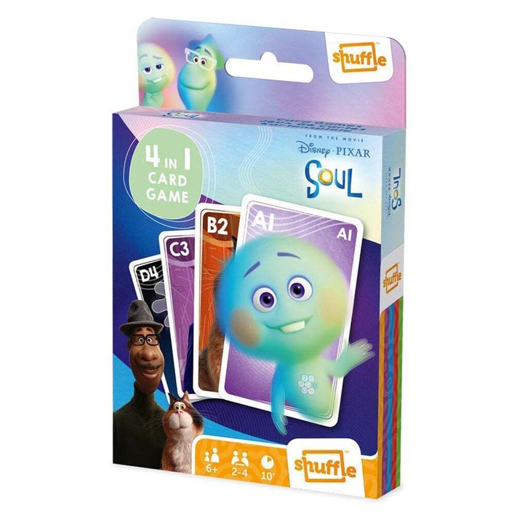 Disney Pixar Soul 4 in 1 Card Games Pack SEAN THE SHEEP FARMAGEDDON YOU CHOOSE