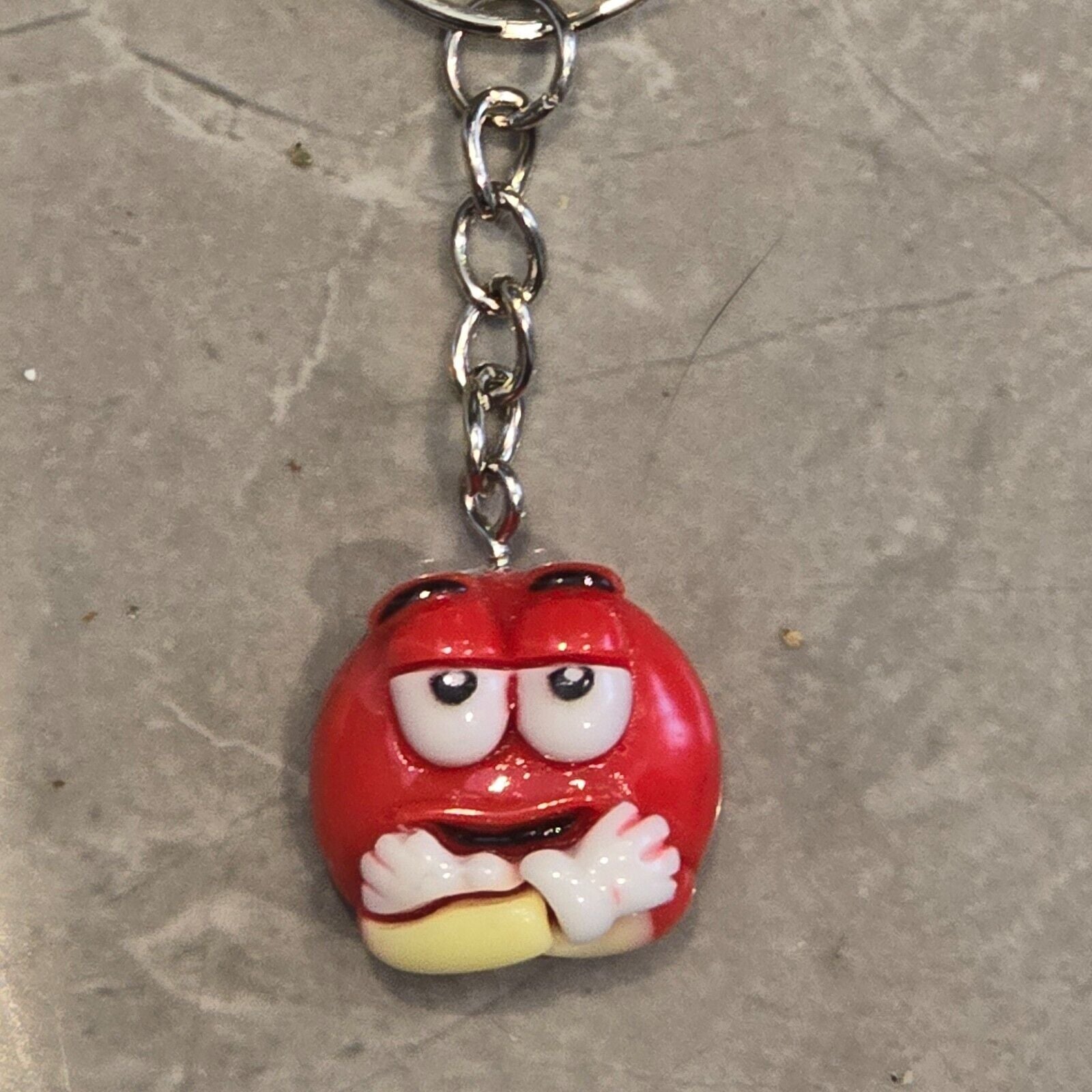 Novelty 3D Keyring Gift M&M Kids & Adult Birthday Charm MMs Chocolate key chain