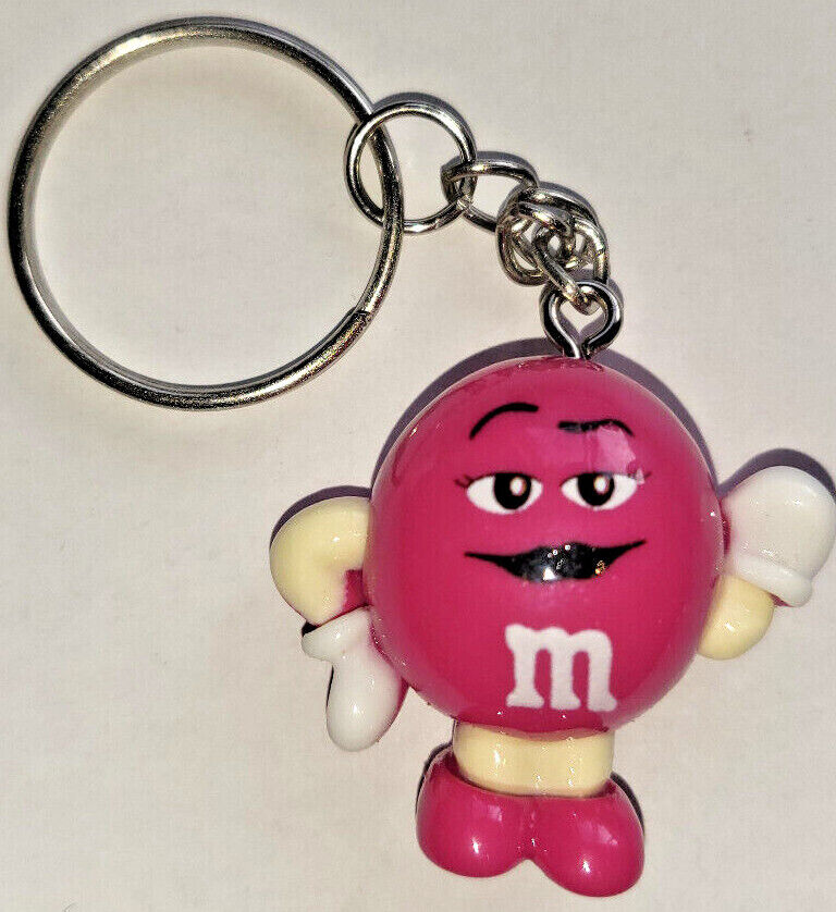 Novelty 3D Keyring Gift M&M Kids & Adult Birthday Charm MMs Chocolate key chain