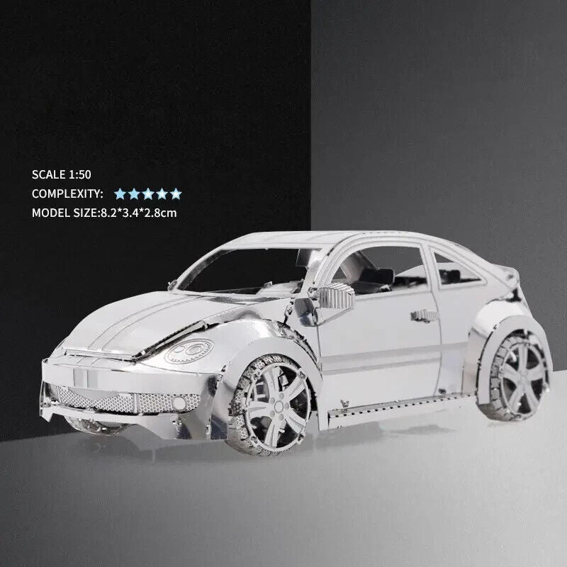 Volkswagen Beetle VW 3D Metal 3D Model Self Assembly DIY Car Kit 1:16 CAR XMAS