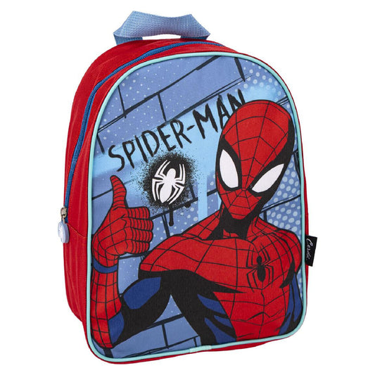 Spiderman Backpack - Okay thumbs up 13" X 11" (29cm X 22cm) ONLY 12 IN THE UK