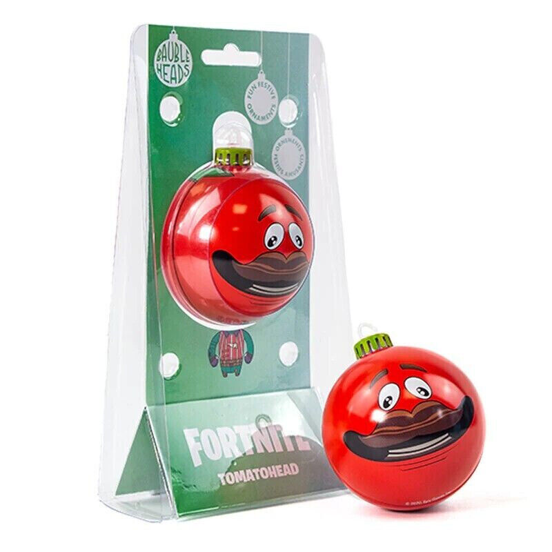 Bauble Heads Fortnite ‘Tomatohead’ Christmas Decoration / Ornament numskull