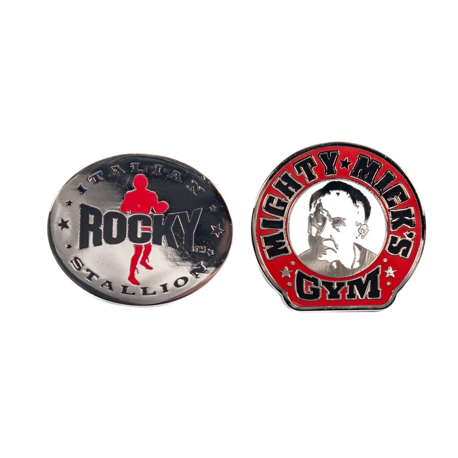 ROCKY PIN KINGS PIN SET 1.1 Pin Badge Italian Stallion Boxing Mighty Mick