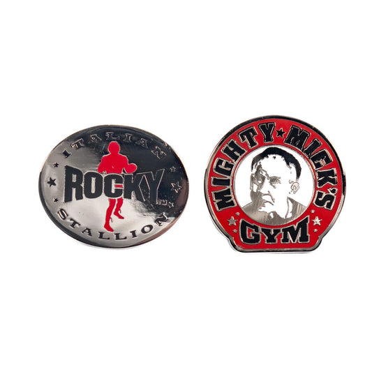ROCKY PIN KINGS PIN SET 1.1 Pin Badge Italian Stallion Boxing Mighty Mick