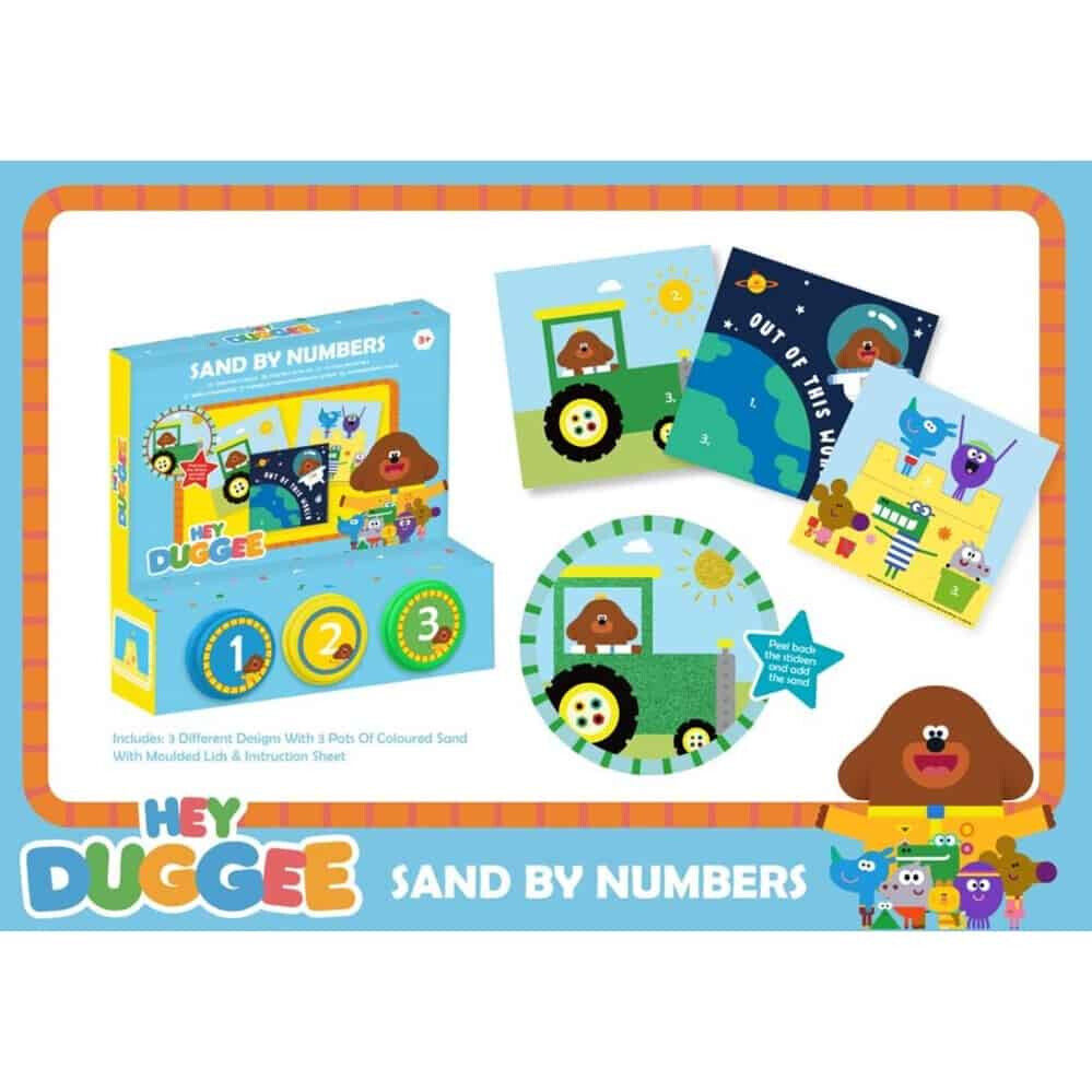 Hey Duggee Sand By Numbers Play Set XMAS STOCKING FILLER