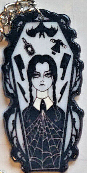 Wednesday Addams keyring Keychain The Addams Family Toy Kid Gift Netflix Horror