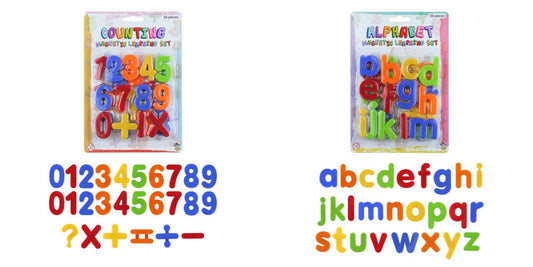 MAGNETIC LETTER 26PC KIDS CHILDRENS NUMBERS AND LEARNING TOY SET FRIDGE MAGNETS