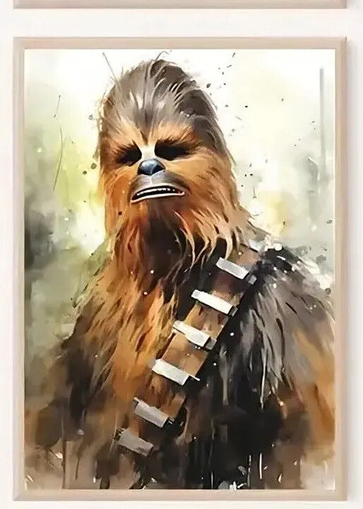 Star wars Canvas Wall Art Movie Poster Print Picture Retro CHEWBACCA DISNEY