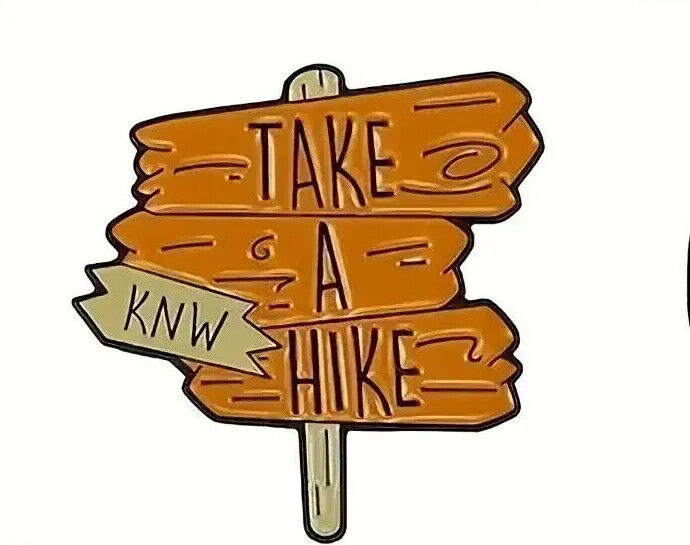 MOUNTAIN HIKE CAMPING TRIP Metal Enamel Pin Badge SUMMER DRIVE EARTH WILD TENT