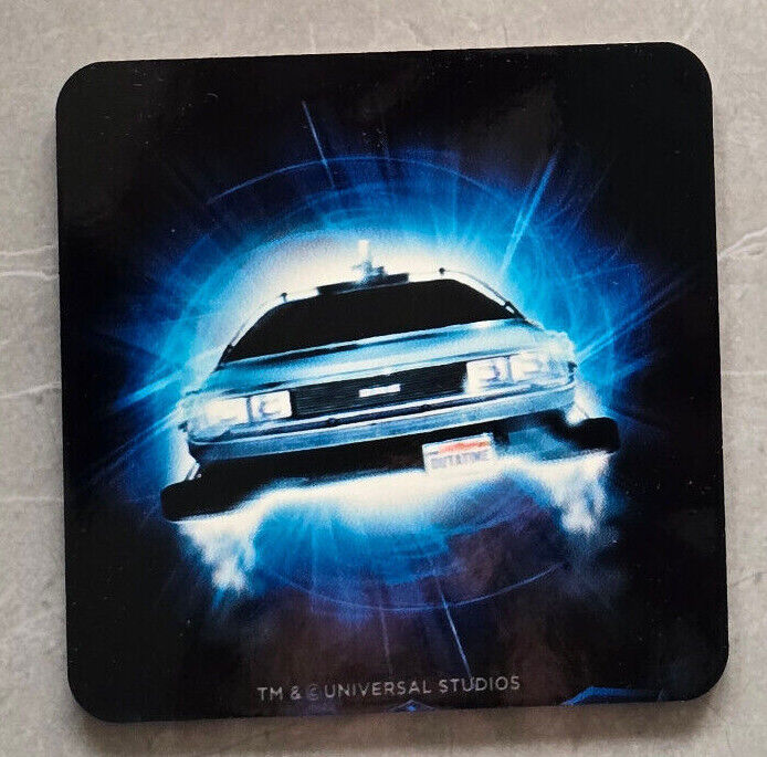 BACK TO THE FUTURE DELOREAN COASTER TIME MACHINE FLUX CAPACITOR MARTY DOC