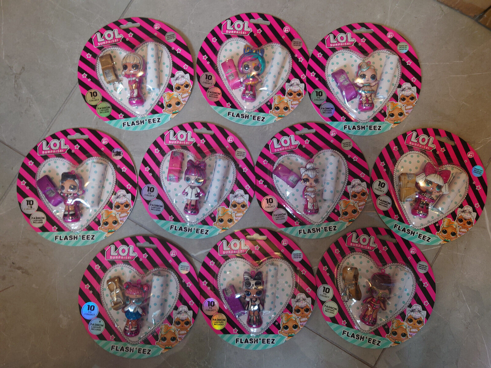 L.O.L. Surprise FLASH EEZ CHOOSE YOURS LOL FLASHEEZ LIGHTS UP LANYARD PENDANT