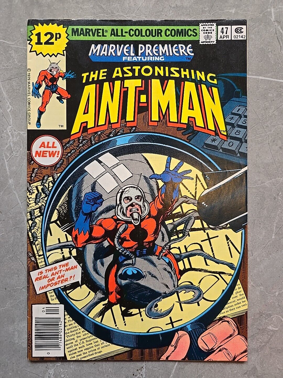 Marvel Premiere #47 Apr 1979 VGCFINE 5.0 1st appearance of Scott Lang as Ant-Man