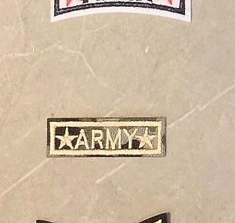 Military Army RAF Patch Badges Iron SEW TOPGUN AIRFORCE FLYING CHEVRON STAR