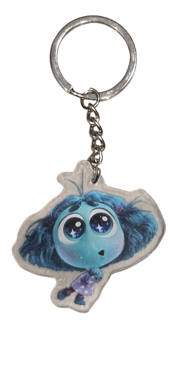 INSIDE OUT 2 Keyring BagTag Dangle Keychain ANXIETY ENVY ACRYLIC ENNUI NETFLIX