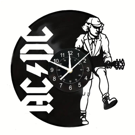 Vinyl ACDC Record Wall Art Clock Band british rock 12 Inch LP collectible ROCK