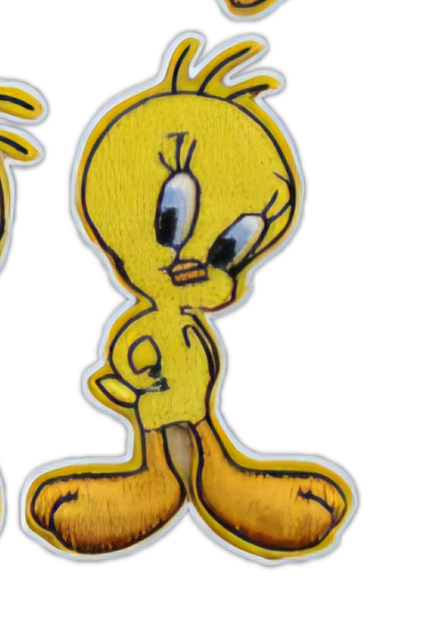 Looney Tunes Tweetie Pie Patch Embroidered Badge Iron Sew On Clothes T Shirt Bag