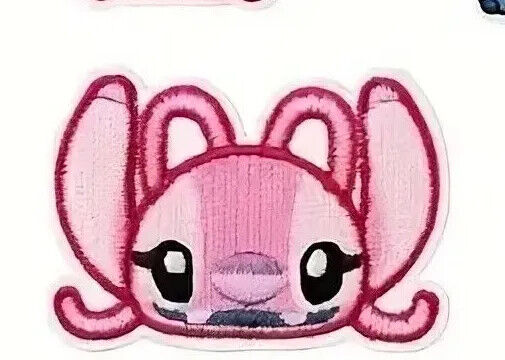 STITCH ANGEL EMBROIDERED BADGE SEW ON IRON ON PATCH LILO AND STITCH