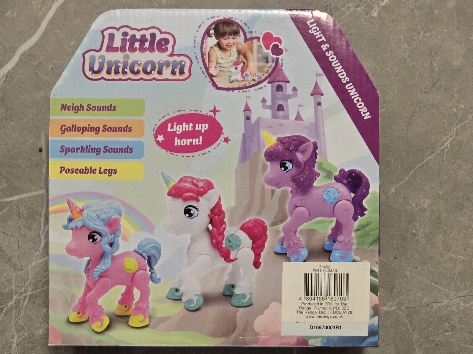 Dragon-i Little Unicorn Touch & Talk Interactive Toy Sounds Kids Toy GIRLS HORSE
