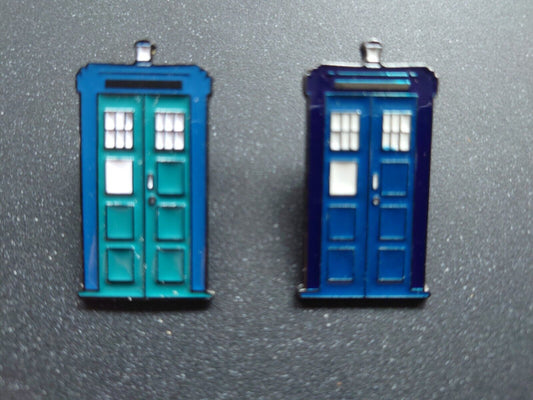 LIMITED EDITION Doctor Who Pin Badge Tardis Collectible Gift Idea BBC WALES BLUE
