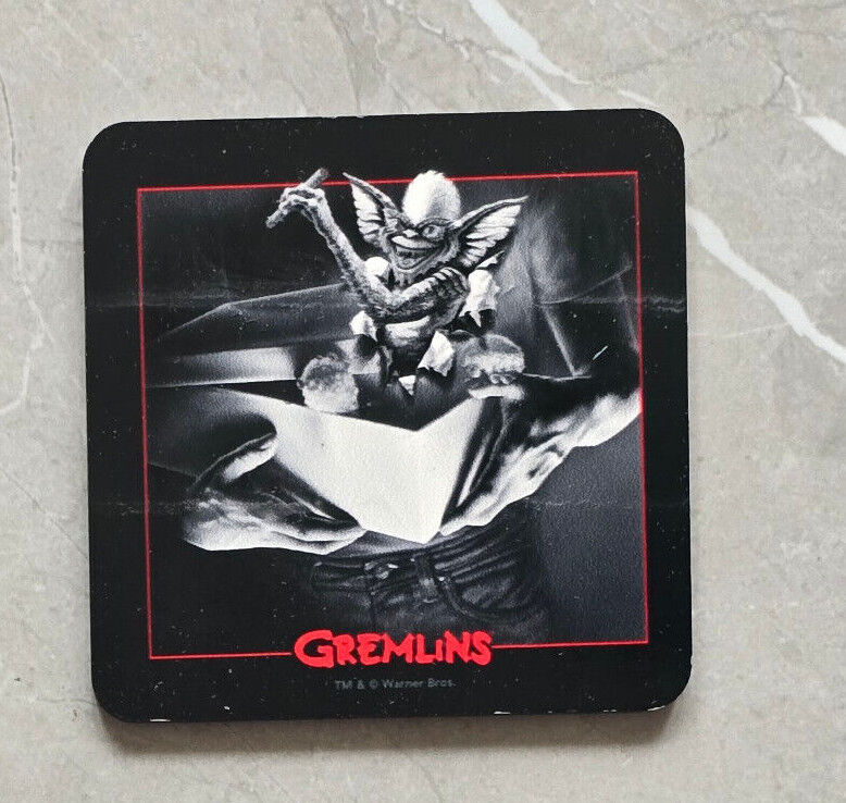 STRIPE Gremlins Monster Table Coaster Vintage EVIL Beer MOVIE Tea Cup Mat BAD