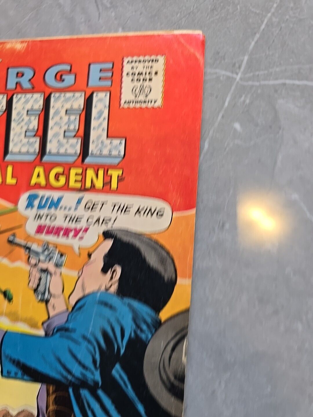 Sarge Steel Special Agent #6 Charlton 1965 2nd app Judo Master ''King's Ransom''