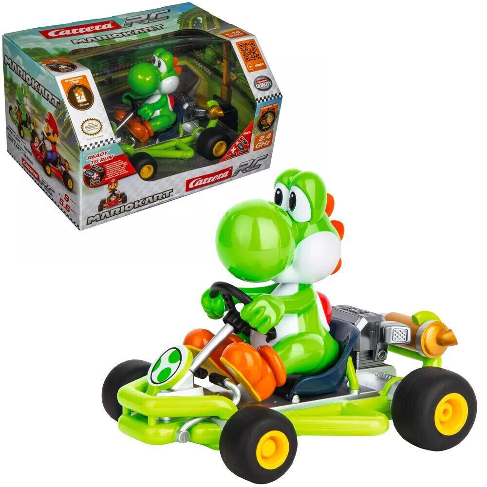 Carrera RC Mario Kart™ Pipe Kart - Yoshi RC Car 370200988 GREEN REMOTE CONTROL