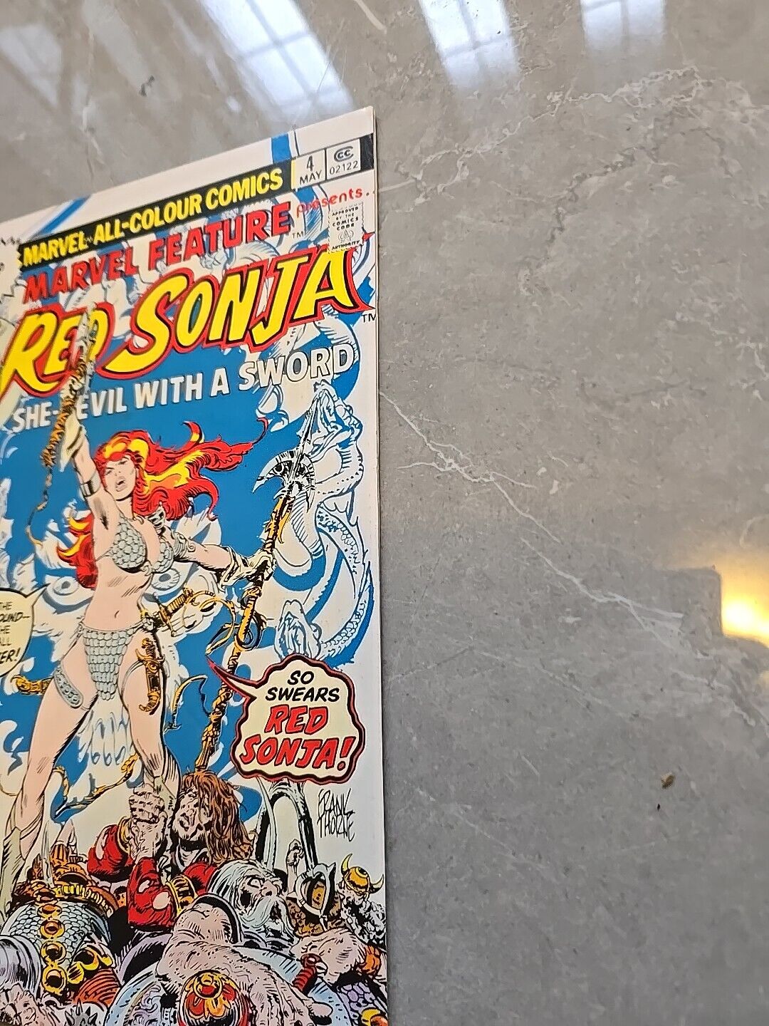 Marvel Feature #4 VFN (8.0) MARVEL Vol 2 1975 Classic Red Sonja cover CONAN
