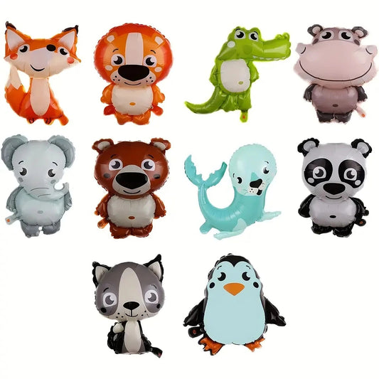 23'' inch LARGE Animal Foil Balloons Jungle Kids Theme Birthday Party HOLIDAY