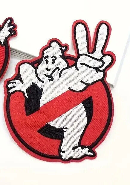 GHOSTBUSTERS Iron Sew on Embroidered Patch FROZEN EMPIRE 2024 SLIMER MARSHMALLOW