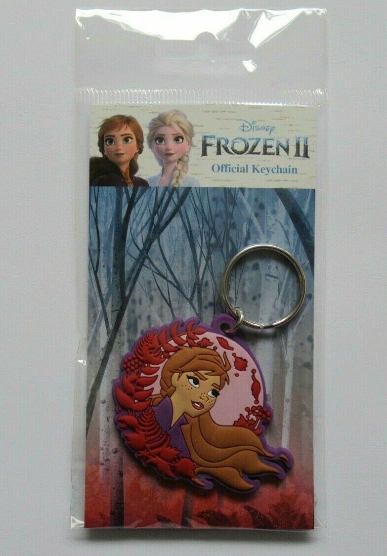 Disney 2D Keyrings/Keychains Frozen 2 Rubber  - 6 Assorted  (Select your Design)