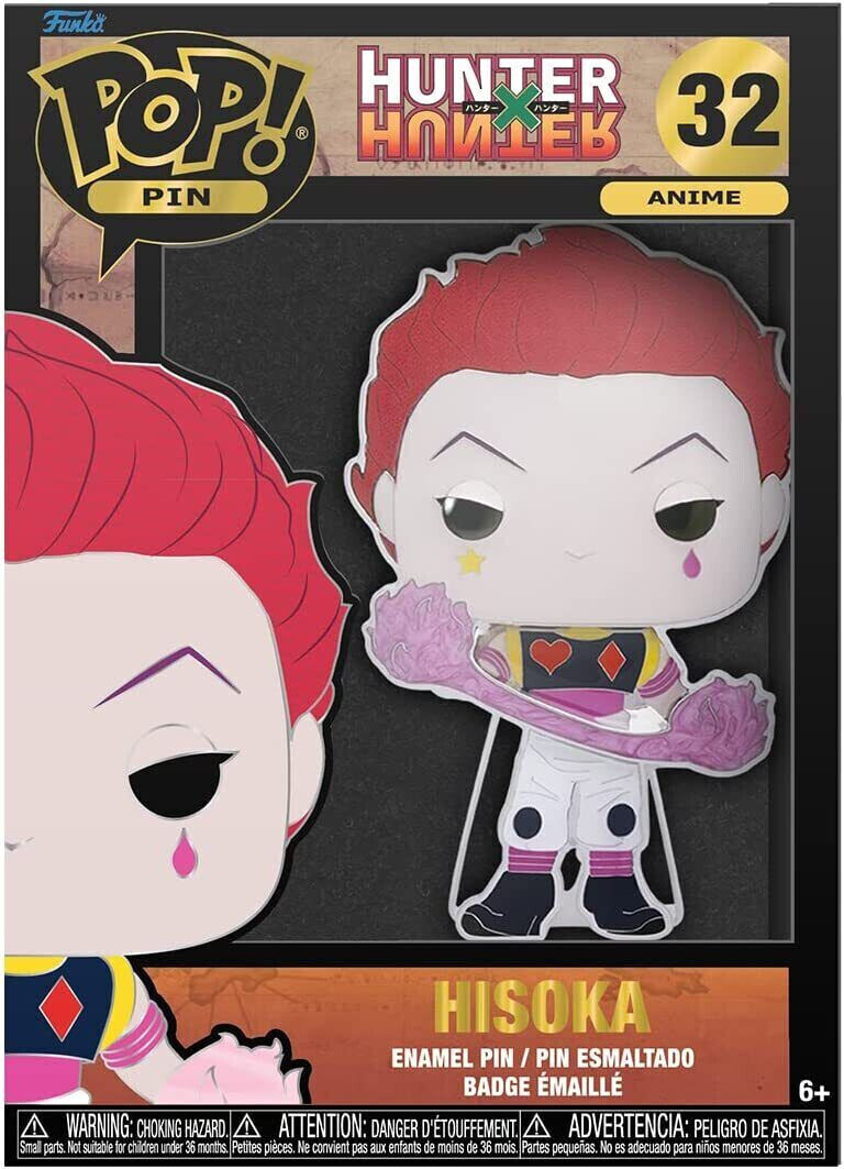 Brand New Sealed Funko Pop! Pins - Hunter x Hunter - Hisoka - 32 anime