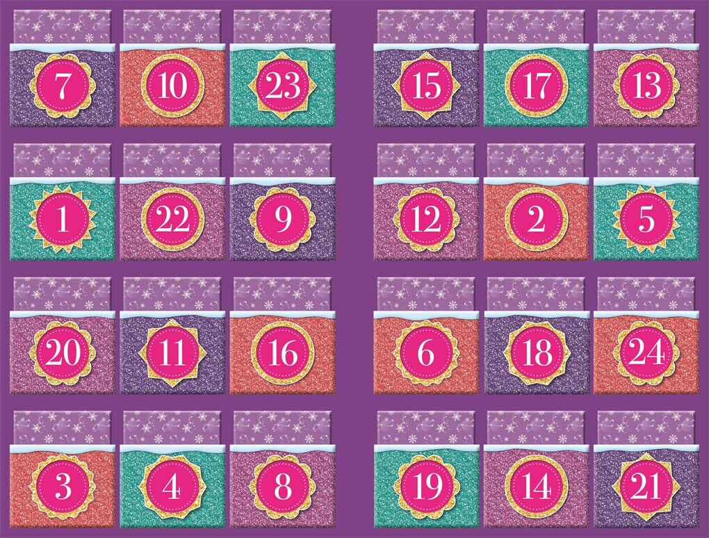 Disney Princess Advent Calendar Storybook Collection ARIEL JASMIN REPUNZEL BELLE