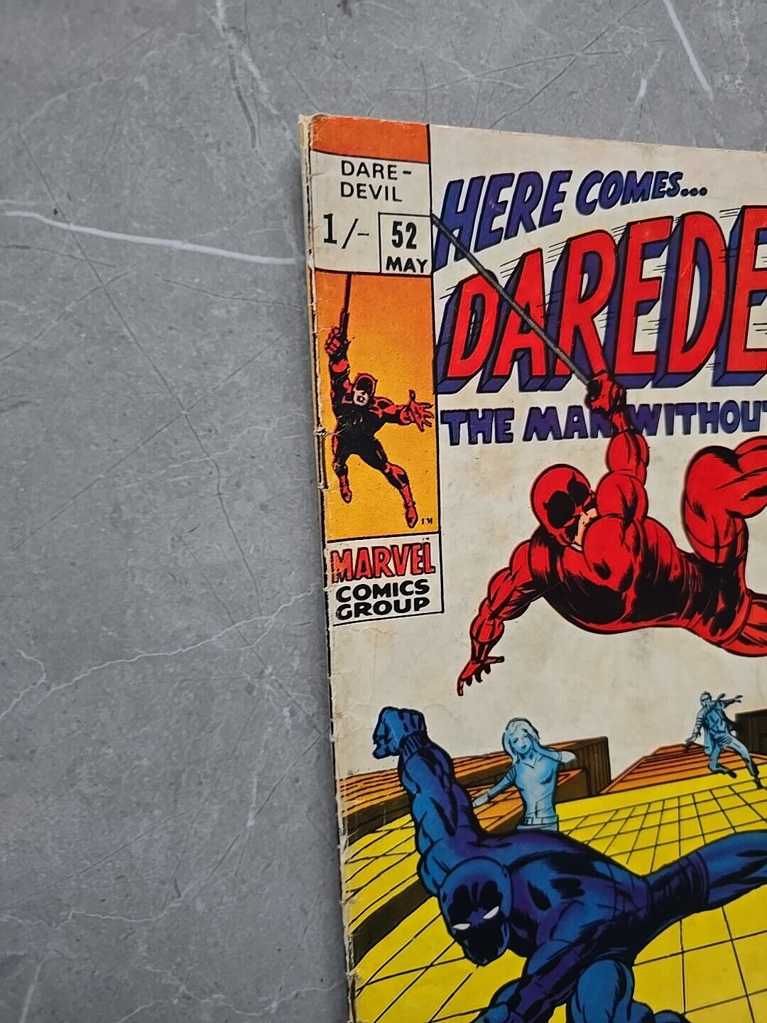 Daredevil #52 FN+ (6.5) MARVEL Vol 1 1969) Barry Smith art netflix no fear