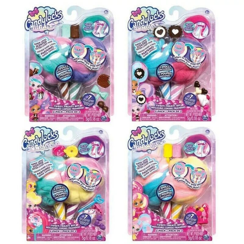 Candylocks Sweet Treats Bff 2 Pack Girls Playset Gift ICE CREAM CHOCO TOY XMAS