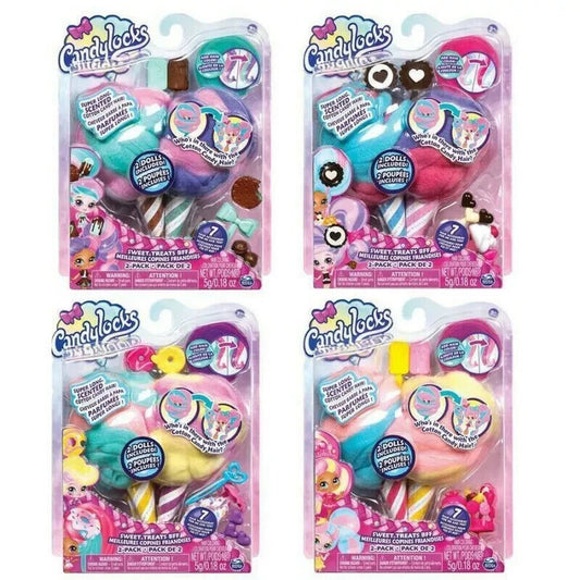 Candylocks Sweet Treats Bff 2 Pack Girls Playset Gift ICE CREAM CHOCO TOY XMAS