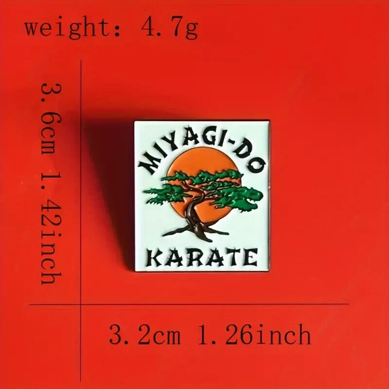 Miyagi-Do Metal Enamel Pin Badge Karate Kid Daniel Larusso Cobra Kai Martial Art