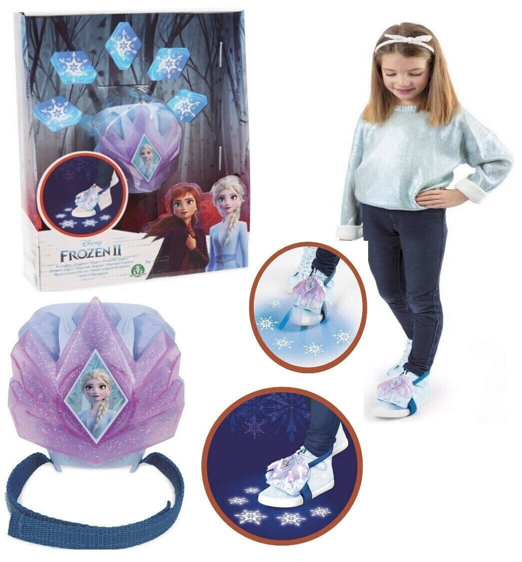 Frozen 2 Elsa Magic Ice Walker Disney Light Up Snowflake Foot Projector Toy ANNA